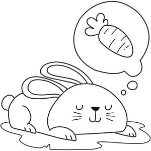 Dibujos de conejos para colorear