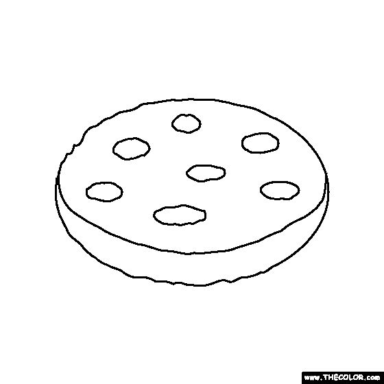 Chocolate chip cookie coloring page chocolate chip cookies coloring pages color
