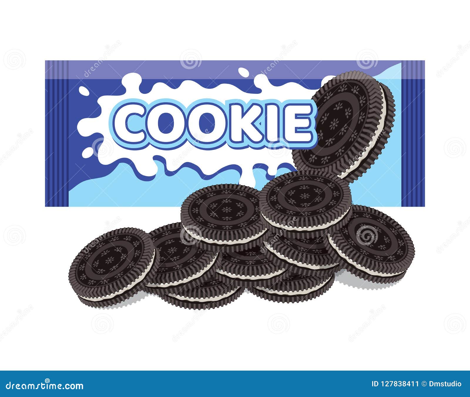 Oreo cookie stock illustrations â oreo cookie stock illustrations vectors clipart