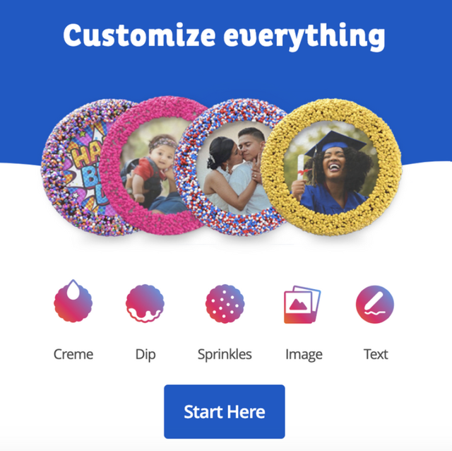 You can design your own oreo cookies online