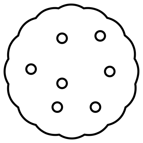 Cookie emoji coloring page free printable coloring pages