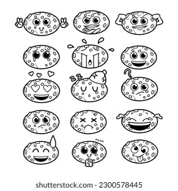 Thousand cookie emoji royalty
