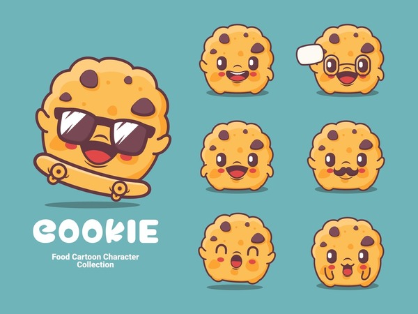 Thousand cookie emoji royalty