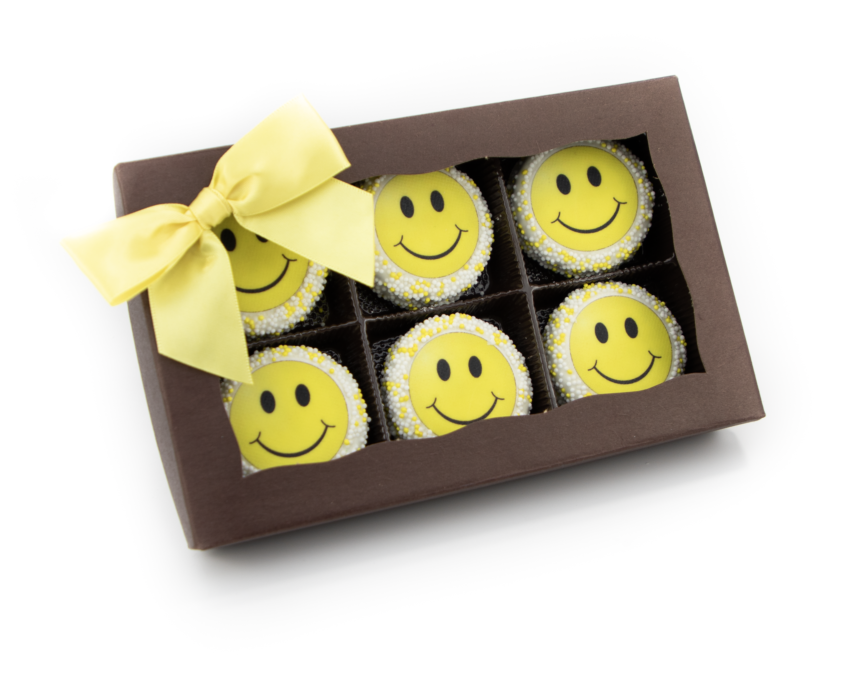 Pc window box of smiley face chocolate oreos