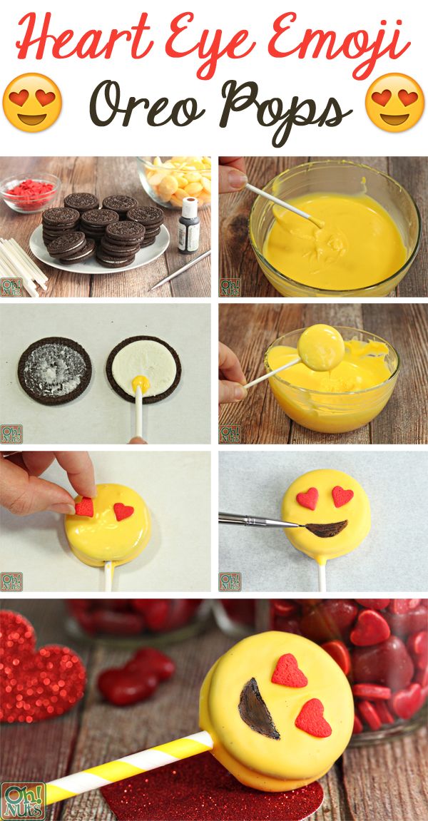 Emoji oreo pops for a fun twist