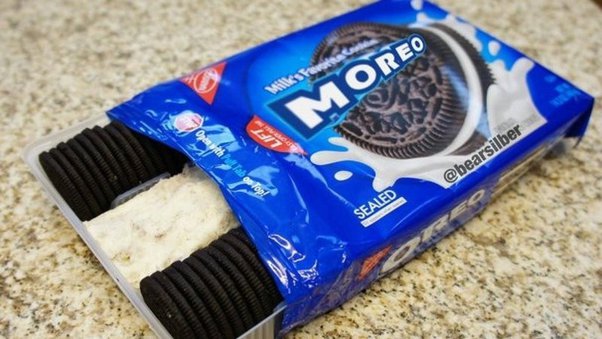 What is in the center of an oreo