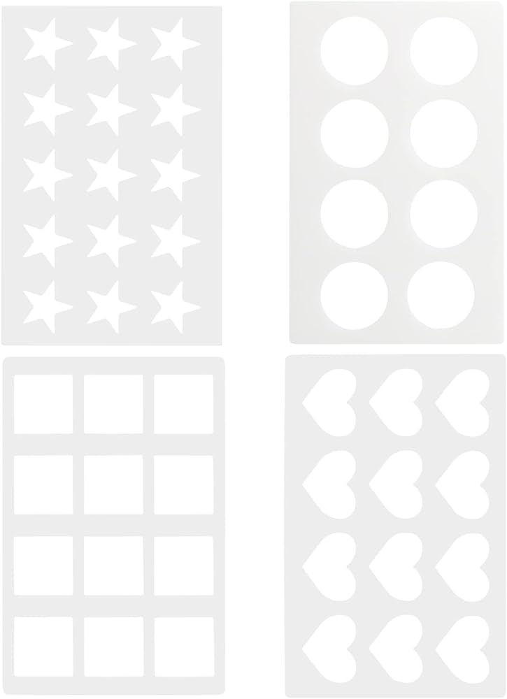 Cosmos pcs different designs assorted chocolate chablon cookies stencil mold for cake decoration home kitchen