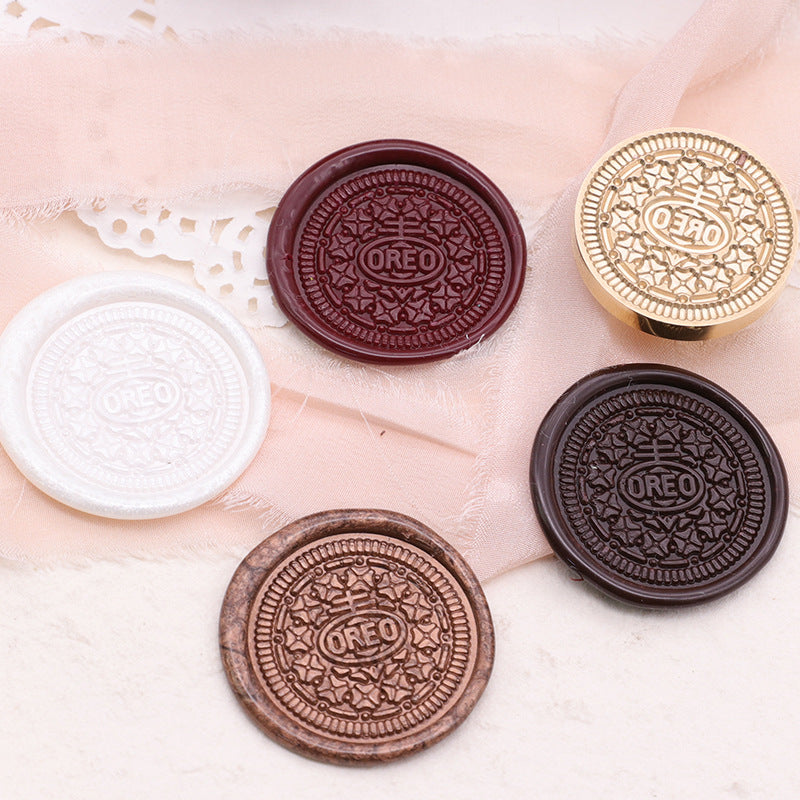 Oreo wax seal stamp