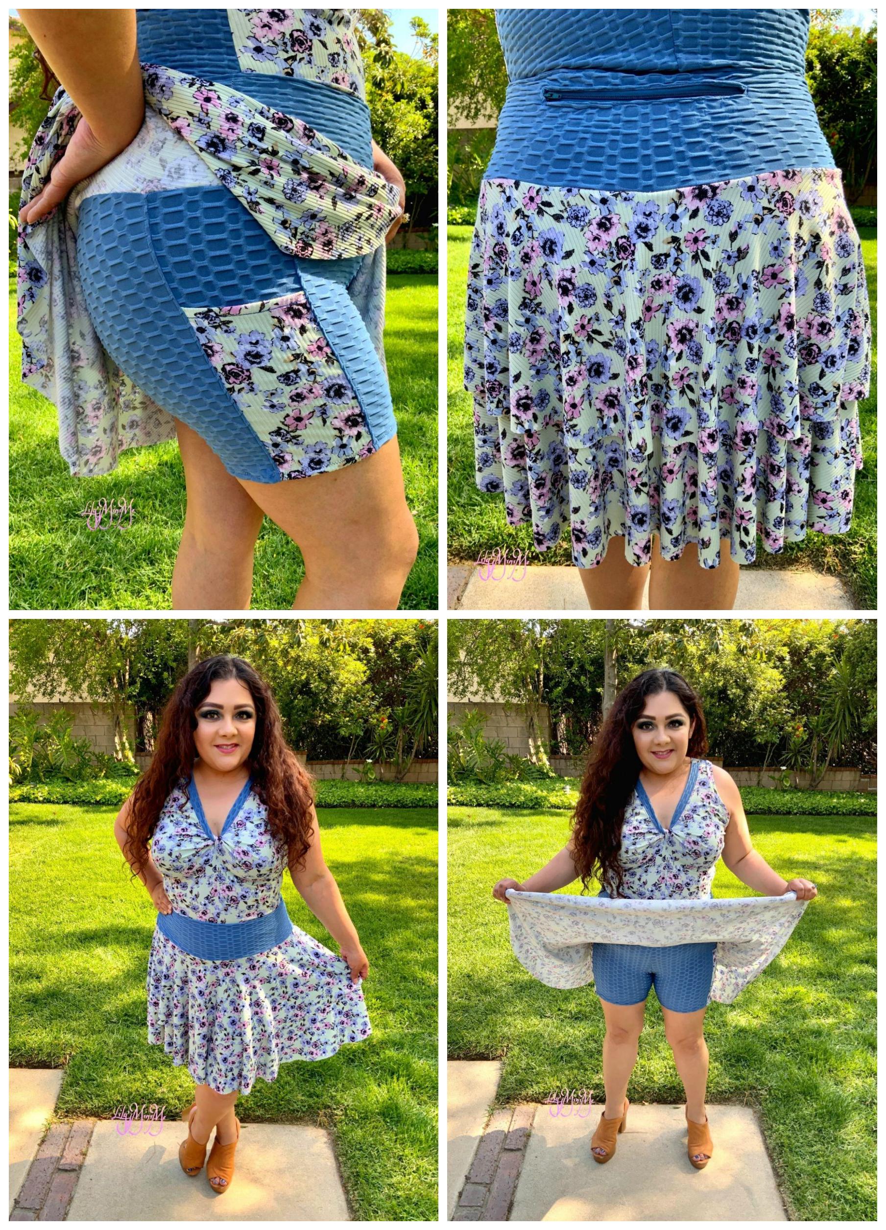 Oreos attached shorts skirt sizes xxs to x adults pdf pattern