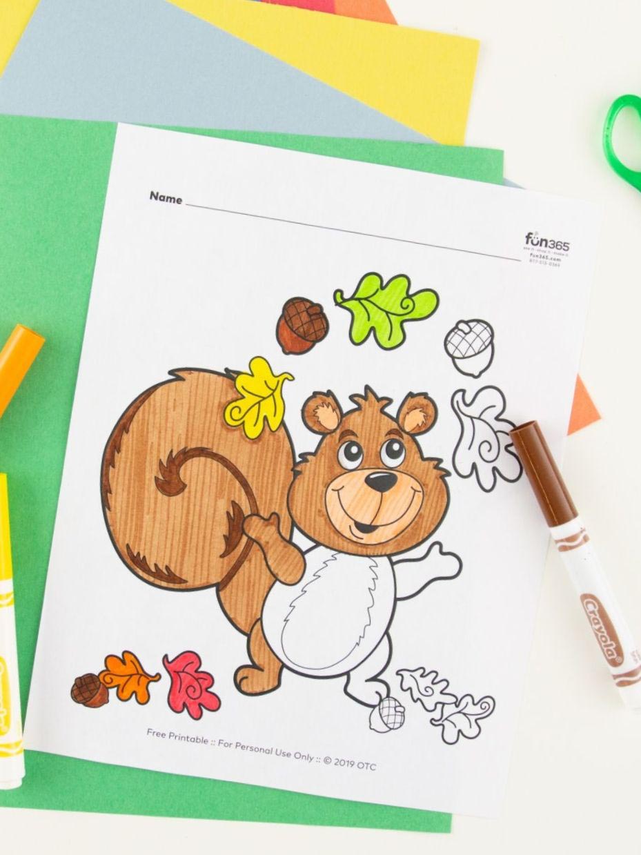 Free fall thanksgiving coloring pages for kids