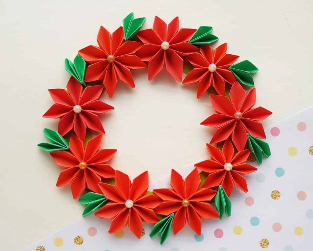 Easy origami flowers
