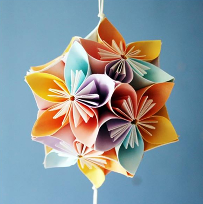 Easy origami flowers