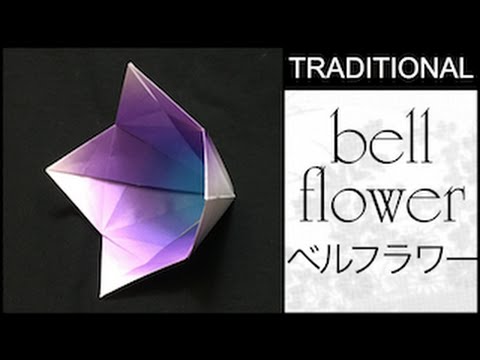 Origami bell flower