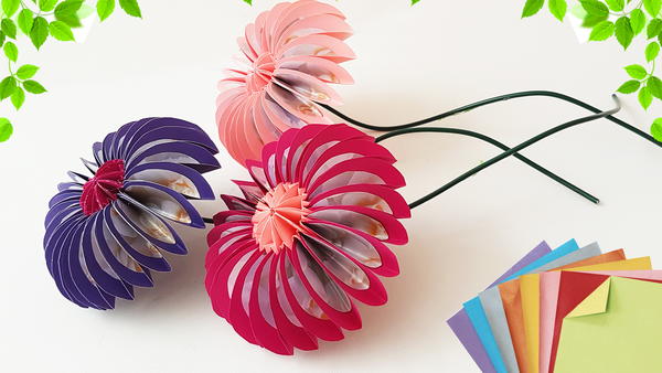 Origami flowers
