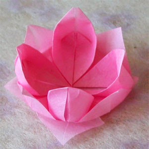 Handmade by deb origami flower paper napkin tutorial