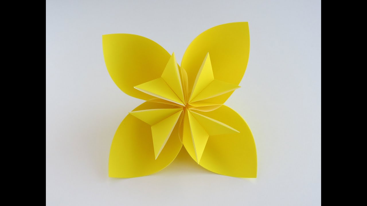 Easy origami flowers