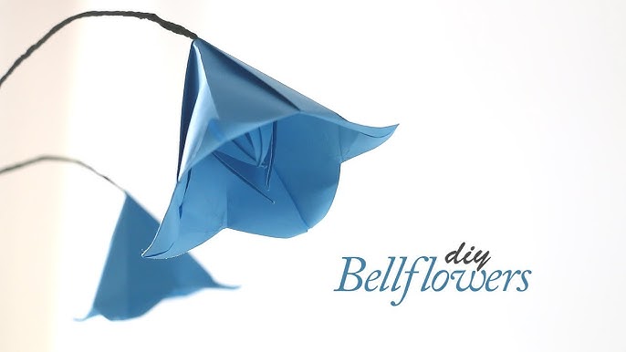 Origami bell flower