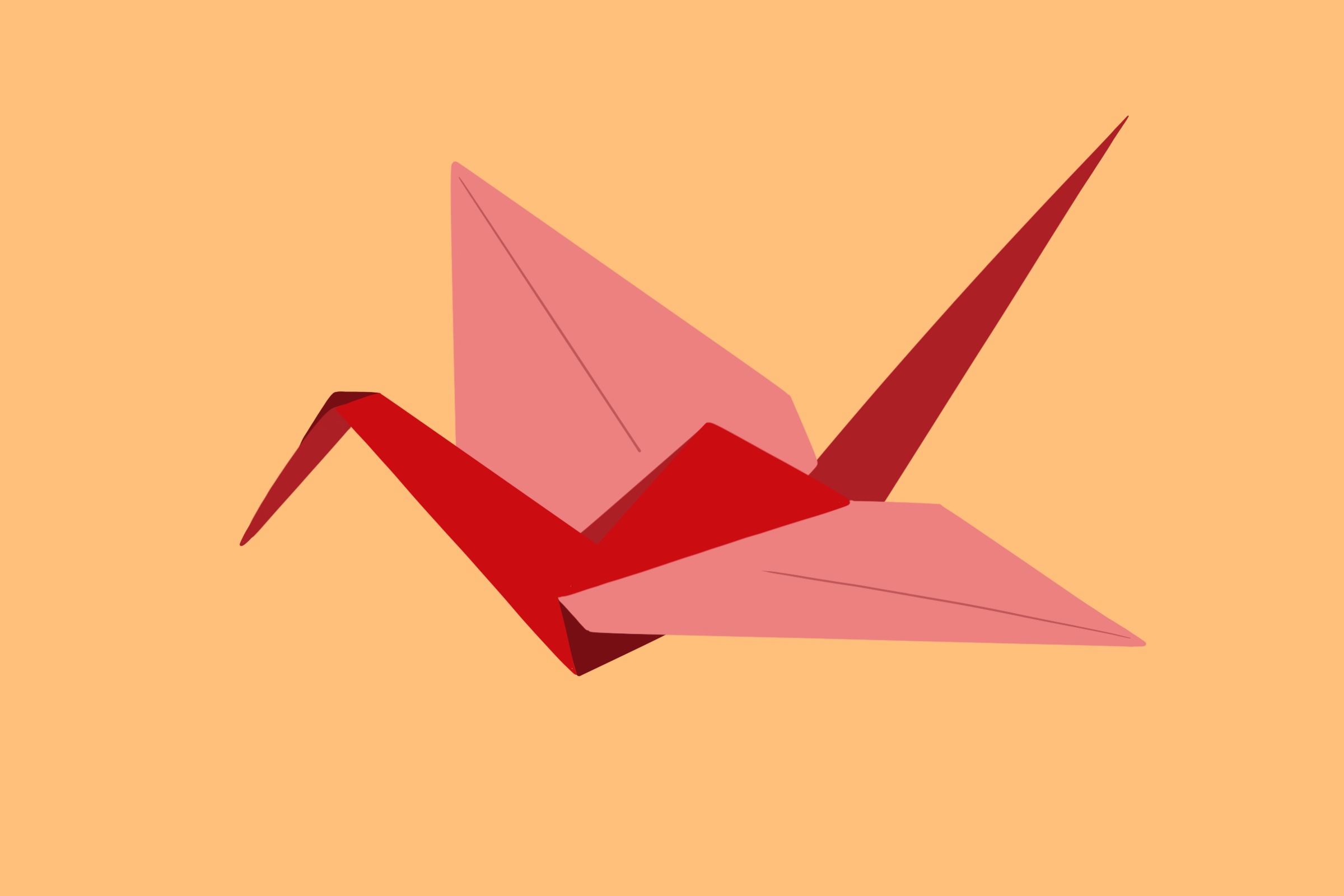 Origami cranes