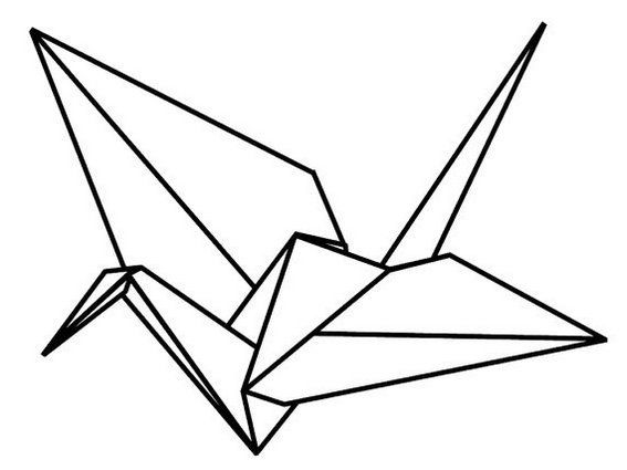 Best origami bird coloring sheet for kids origami crane origami useful origami