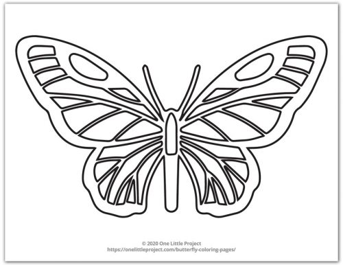 Butterfly coloring pages free printable butterflies