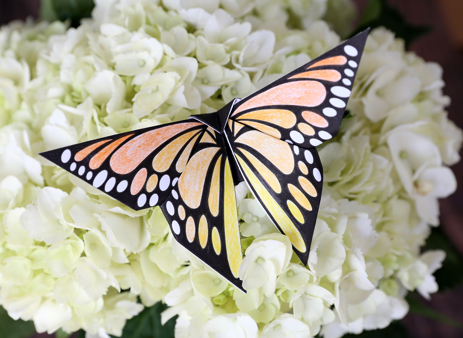 Origami butterfly printable templates