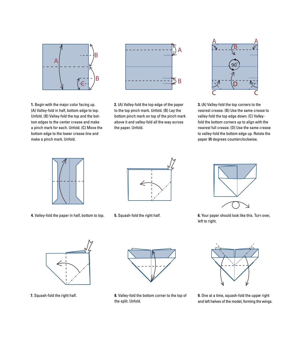 Folded origami swallowtail butterfly designed for guy kawasaki â