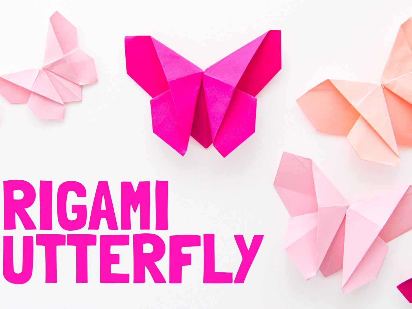 How to make an easy origami butterfly
