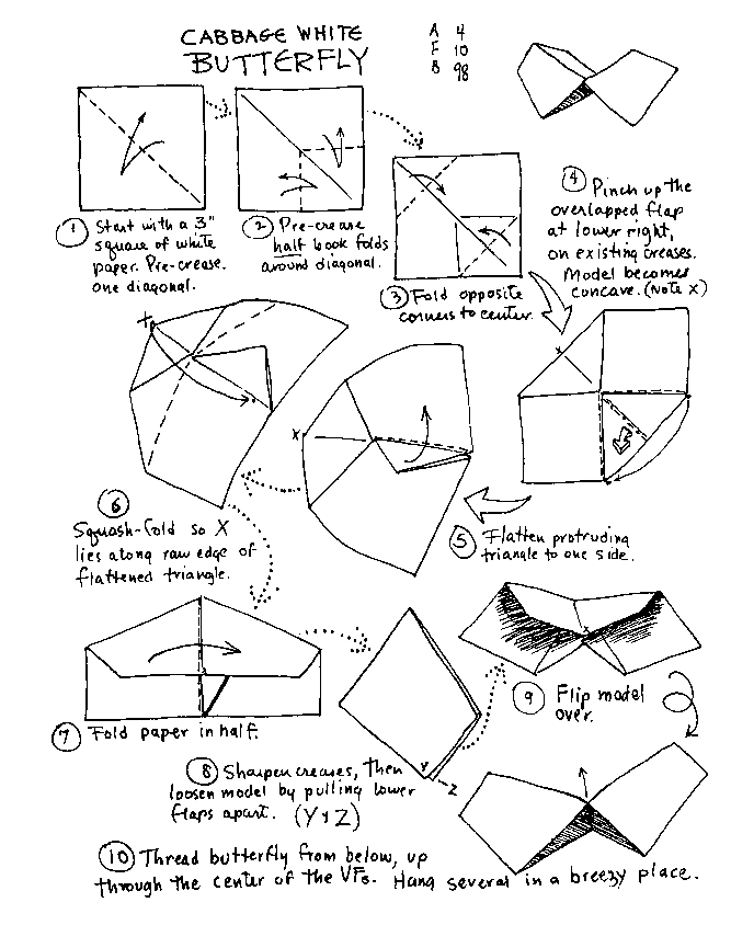 Origami butterfly diy paper butterflies origami resource center
