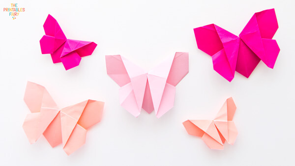 How to make an easy origami butterfly