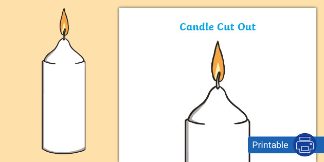 Candle template display materials teacher made