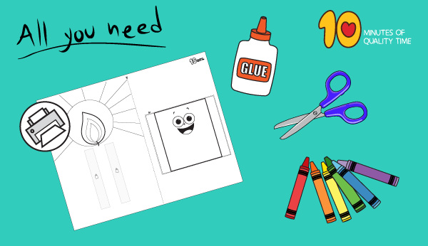 D paper candle craft â minutes of quality time