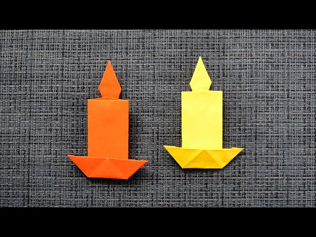Paper candle origai tutorial diy by colorania