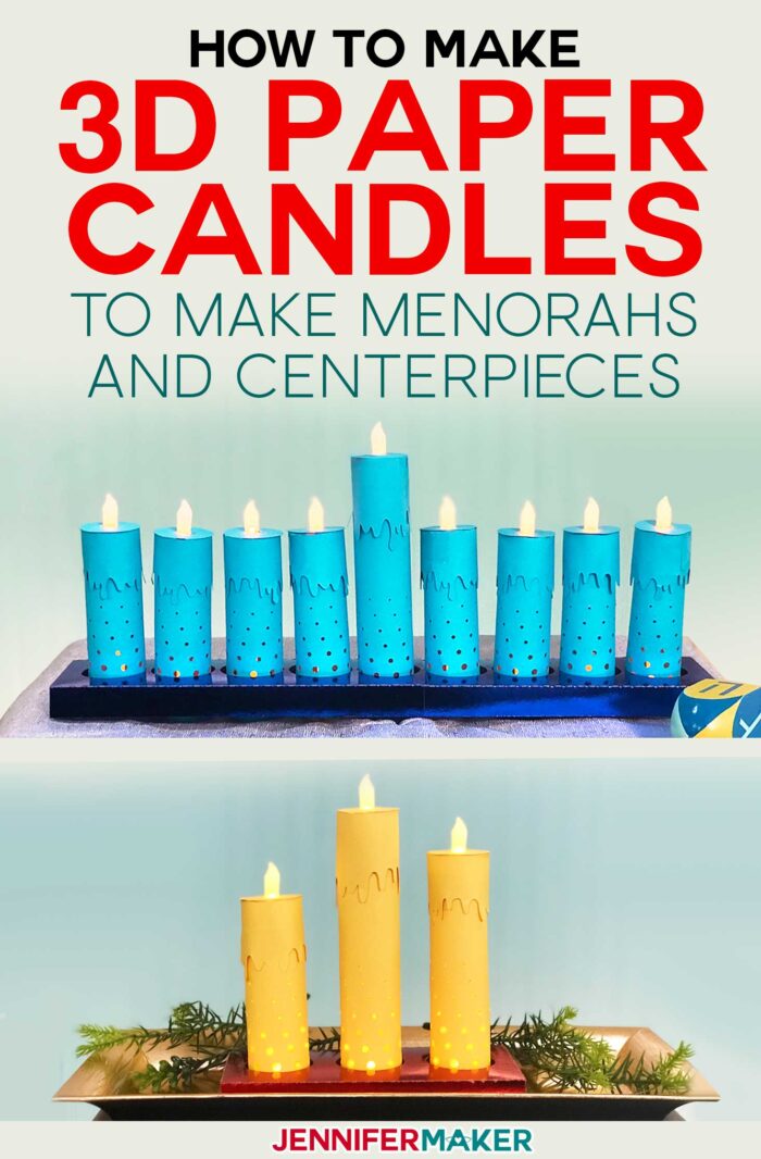 D paper candles