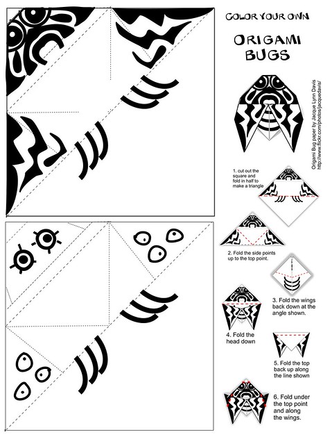 Origami bugs