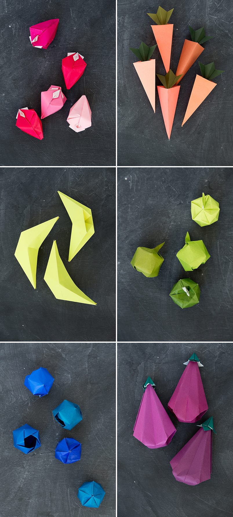 Diy origami cornucopia