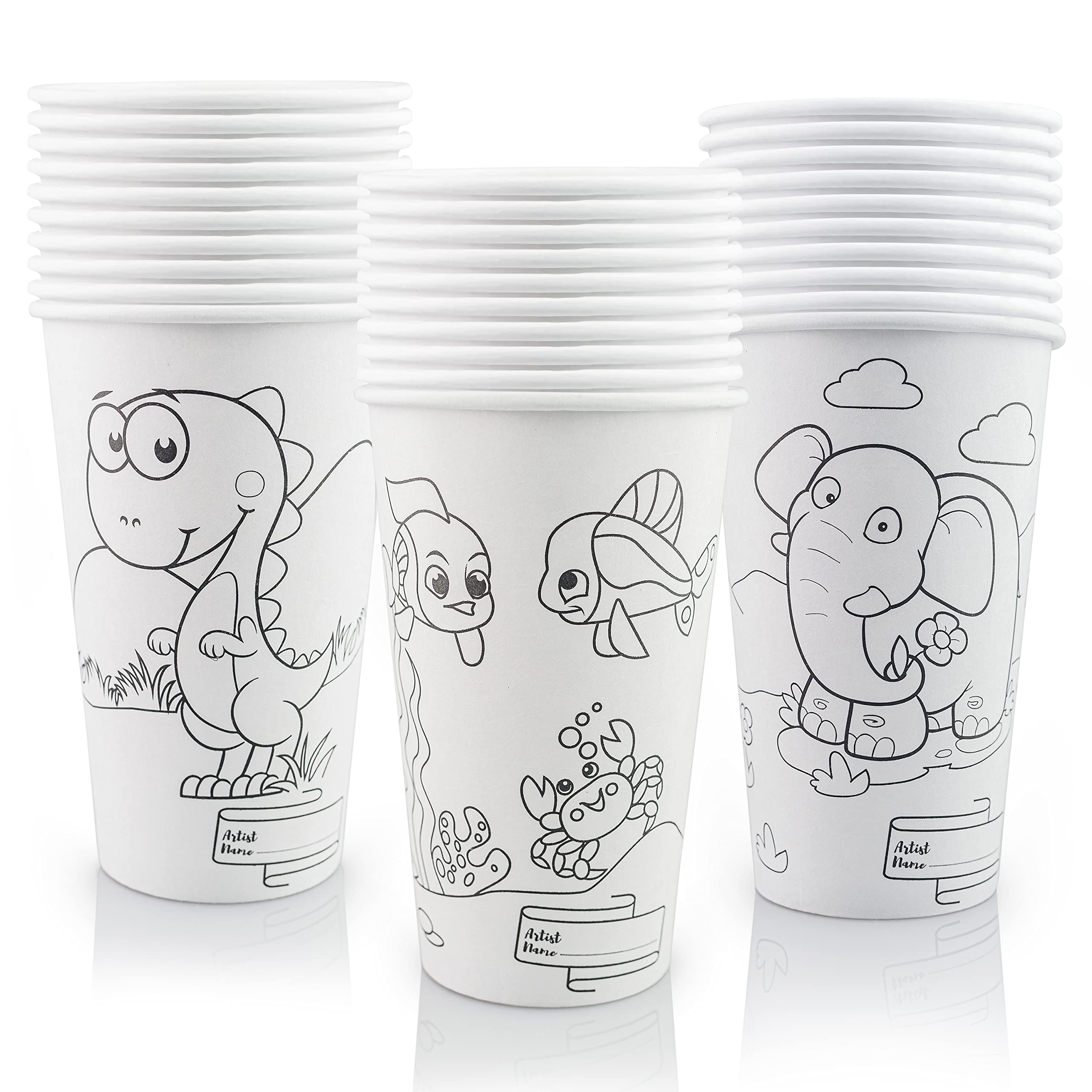 Cupslock coloring paper cups â