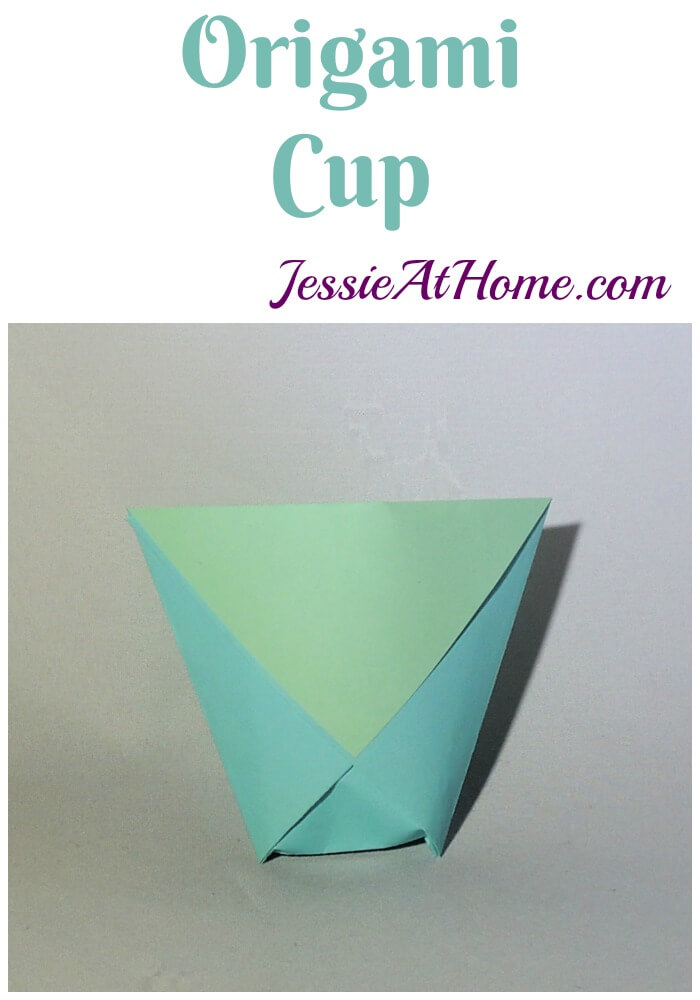 Easy origami cup tutorial