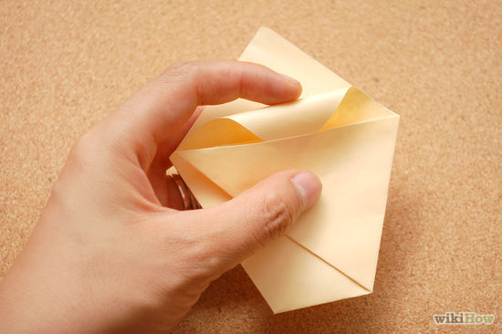 How to fold a cup from a sheet of paper