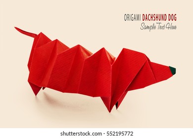 Origami dachshund images stock photos d objects vectors