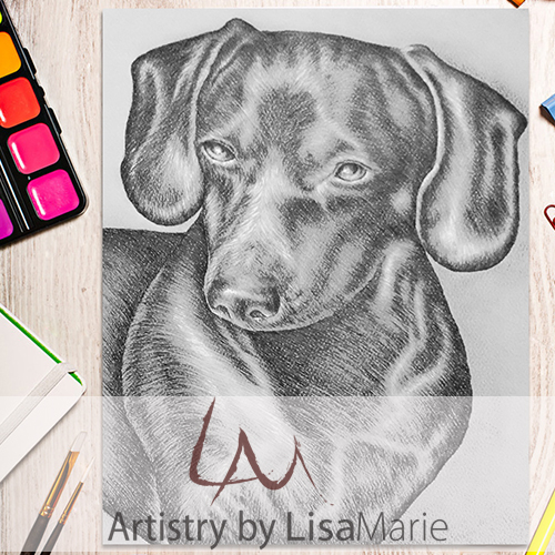 Dachshund printable coloring book page â artistry by lisa marie