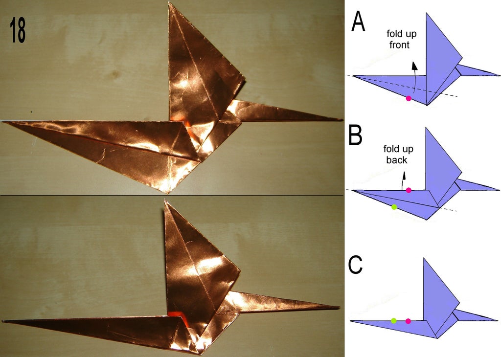 How to make an origami dragon steps