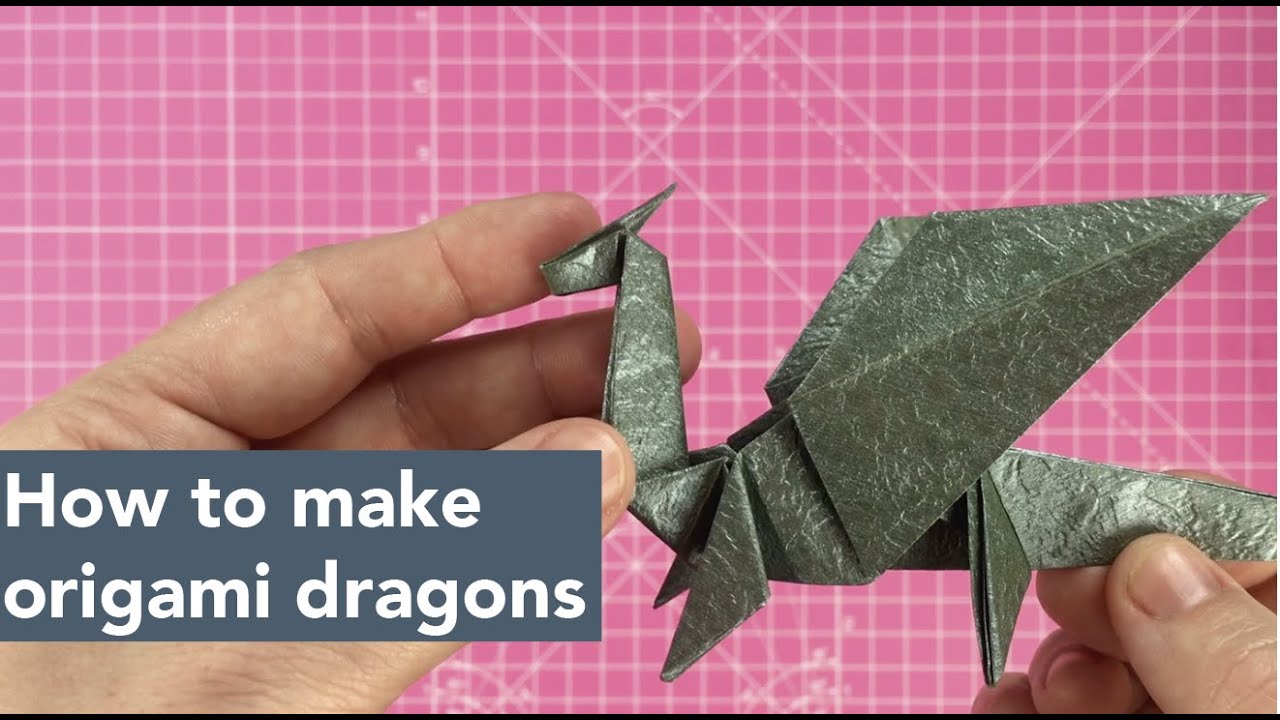 Origami dragon tutorial