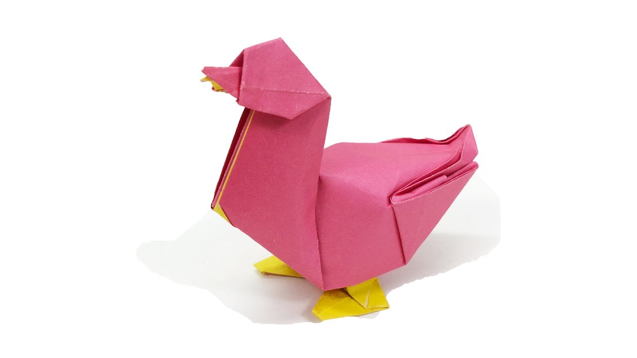 How to fold origai duck