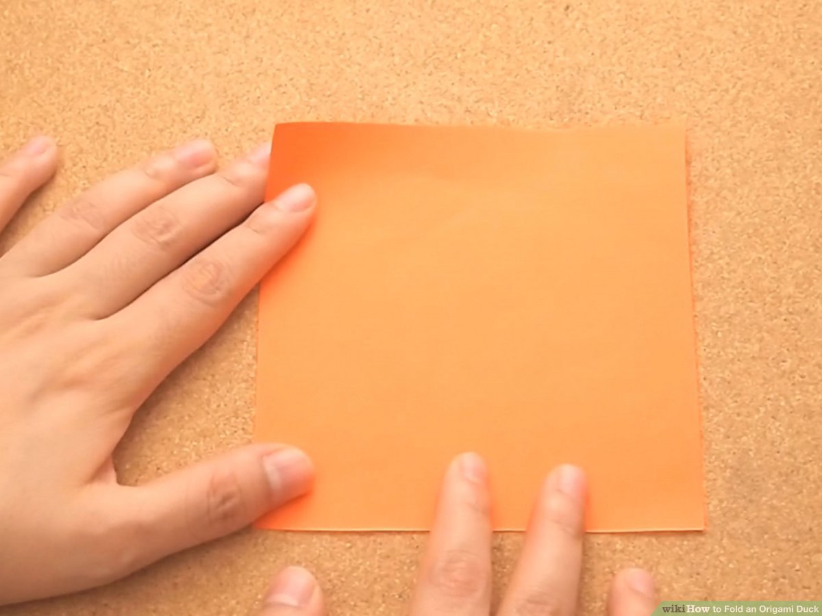 How to fold an origami duck steps with pictures