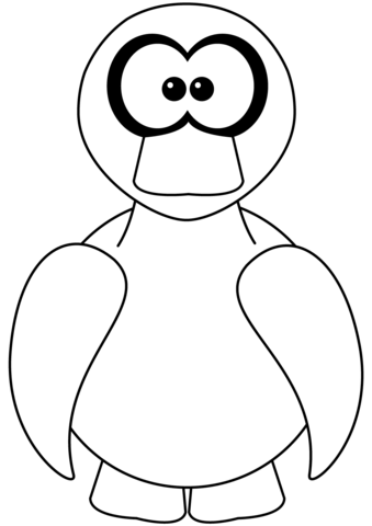 Duck bird coloring page free printable coloring pages