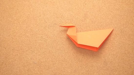 How to fold an origami duck steps with pictures
