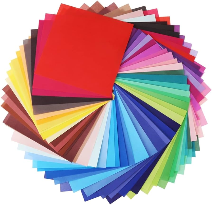 Lalafina sheets colored origami paper kits color paper premium quality for arts and crafts paper craft origami colored book kraft paper double sided origami paper d paper crane square