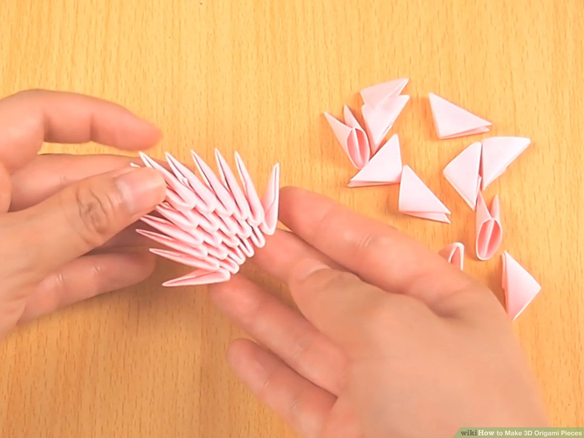 How to make d origami pieces with pictures