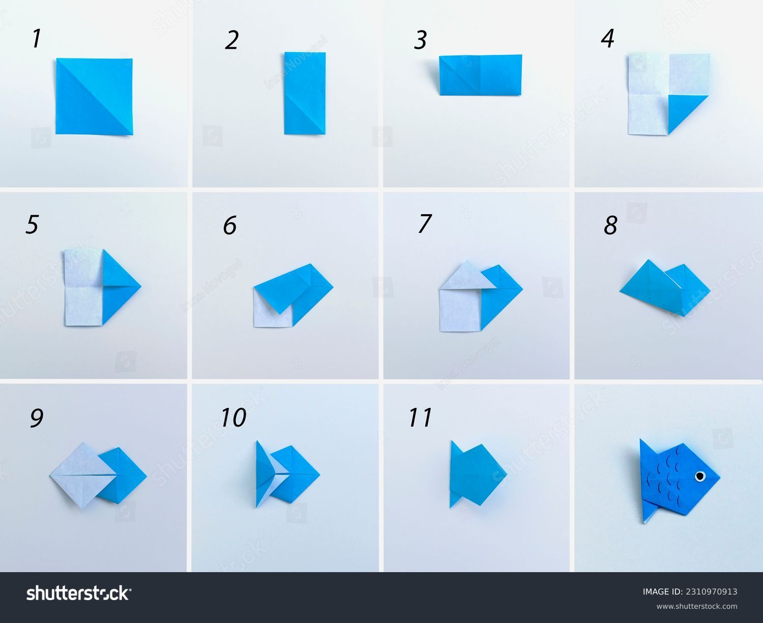 Best easy origami step by step royalty