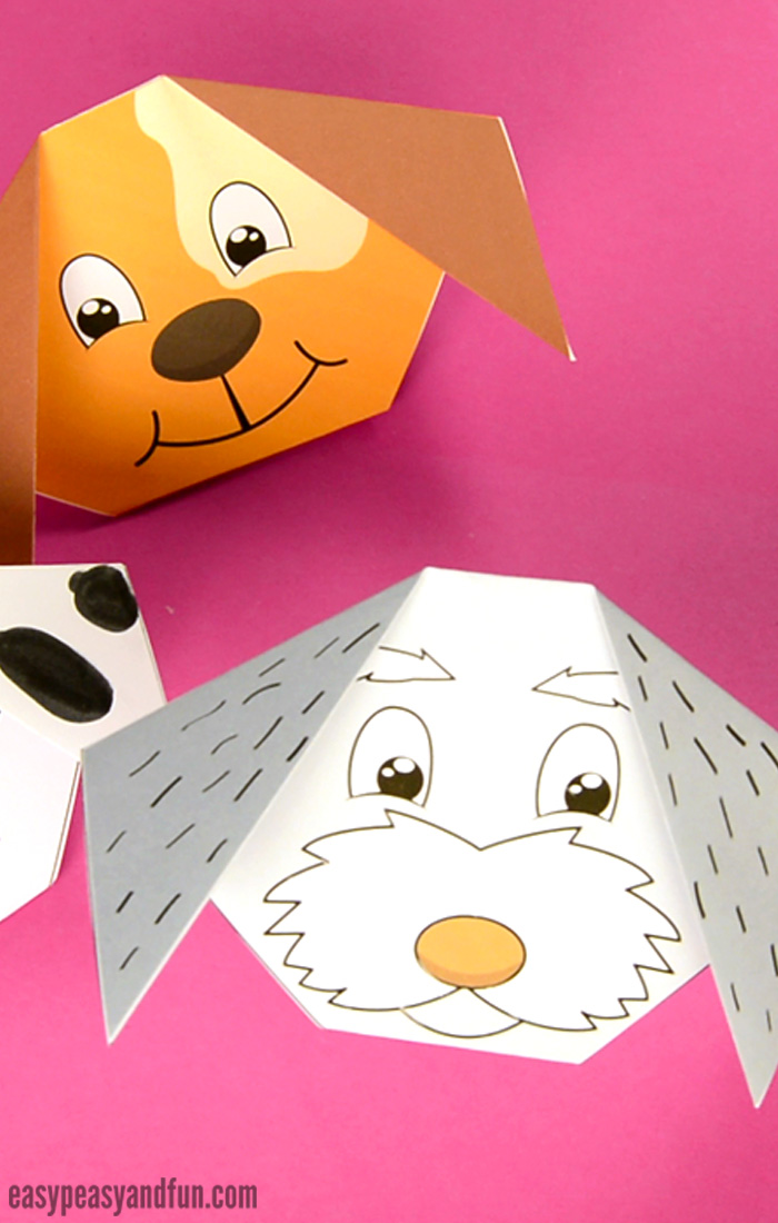 How to make an origami dog